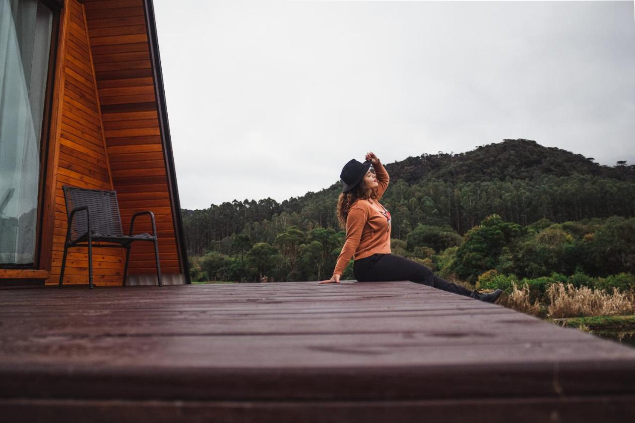 Chale Romantico Com Banheira De Hidromassagem E Lareira Bom Retiro  Dış mekan fotoğraf